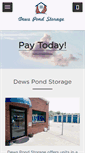 Mobile Screenshot of dewspondstorage.com